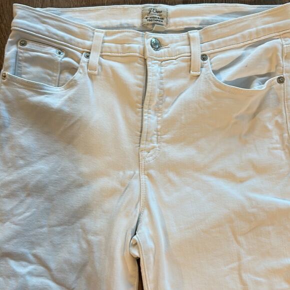 J.Crew High Rise Toothpick Jeans White Size 30 - Picture 3 of 7